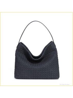 Woven Tote Bag Minimalist Shoulder Handbag Removable Strap Top Handle Purse